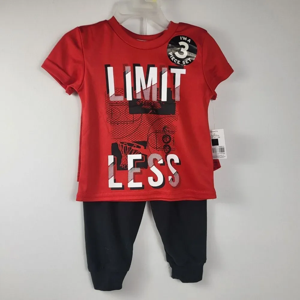 Size 12M Teenage Mutant Ninja Turtles 2 pc Jogger Set & 3 Pc Kidgets Outfits New